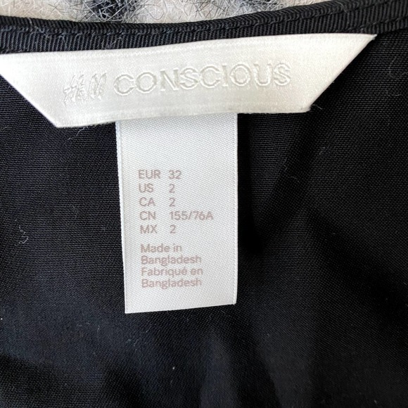 Black drapey longline blazer - Picture 4 of 6